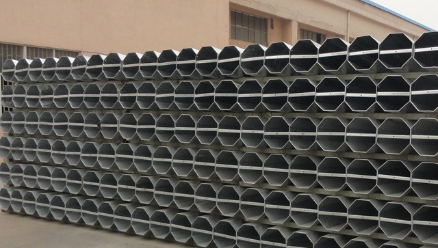 Conical & Octagonal Galvanized Telescoipc Poles